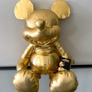 Large Gold Mickey Mouse